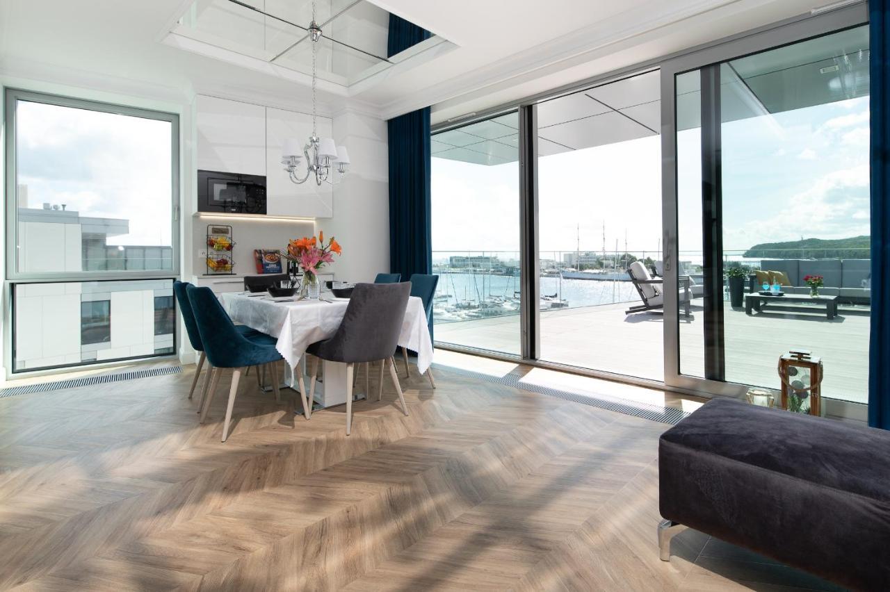 Yacht Park Premium Apartment Sea View Gdyně Exteriér fotografie